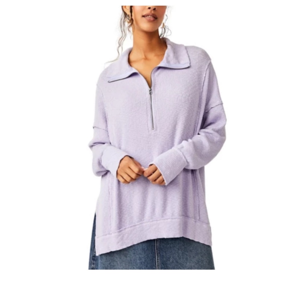 Women's Free People Walkaway 1/4 Zip Pullover Small